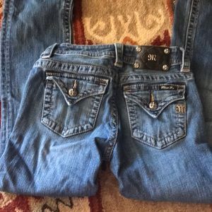 Dark wash MissMe jeans size 25